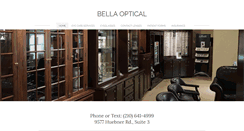 Desktop Screenshot of bellaopticalsa.com